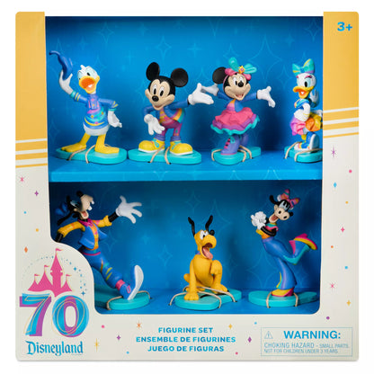 Disney Deluxe Figurine Set 70th Mickey and Friends