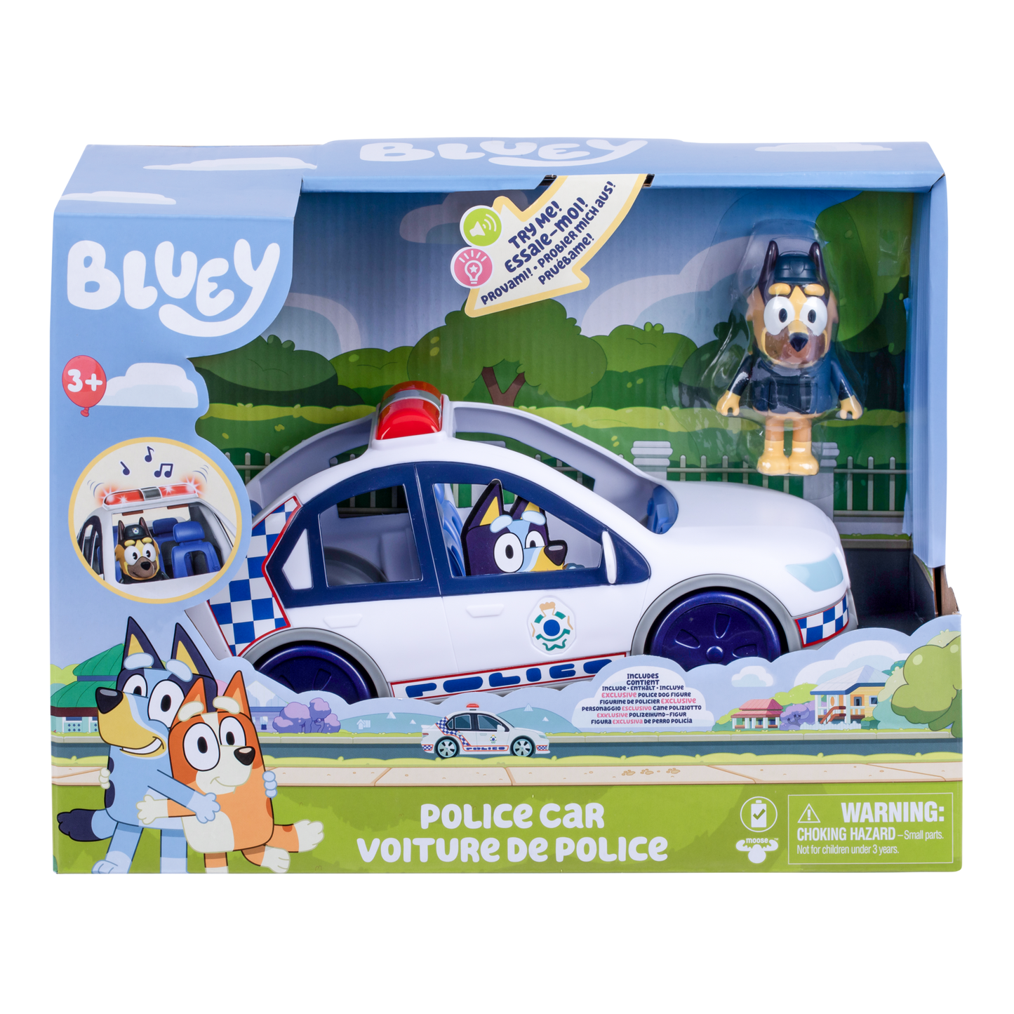 Moose Bluey's Police Car