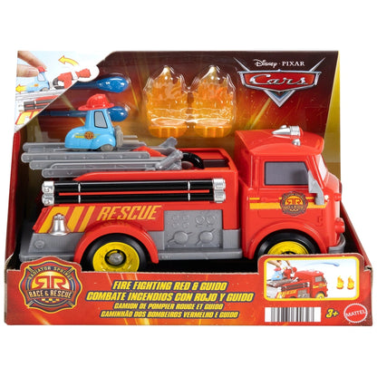 Disney Pixar Cars - Fire Fighting Red & Guido