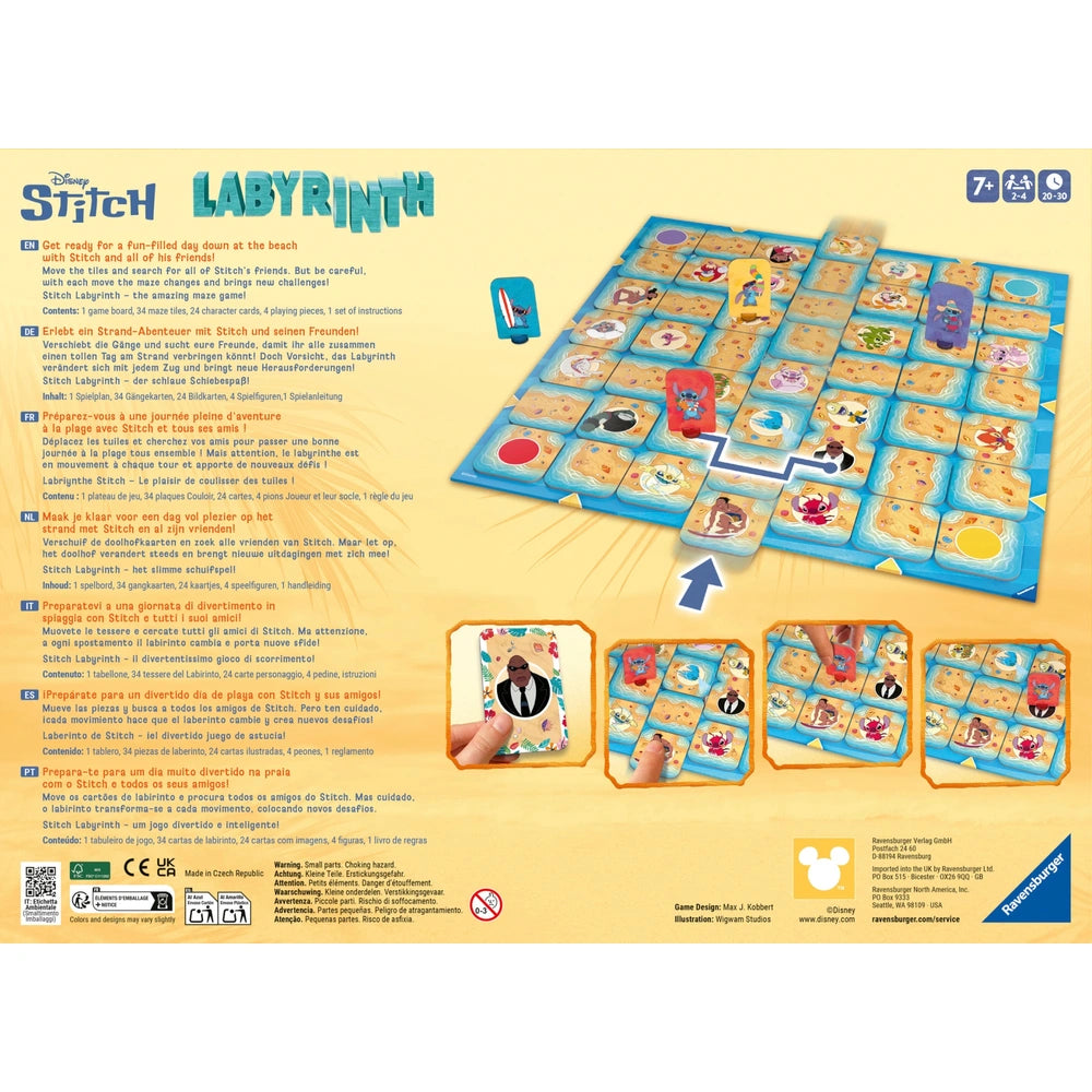 Disney Labyrinth Game Board Stitch