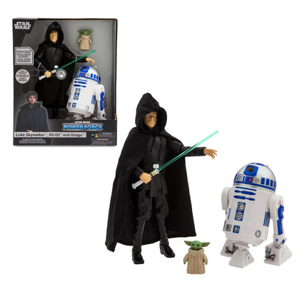 Star Wars Talking Action Figure Luke Skywalker, R2-D2 and Grogu