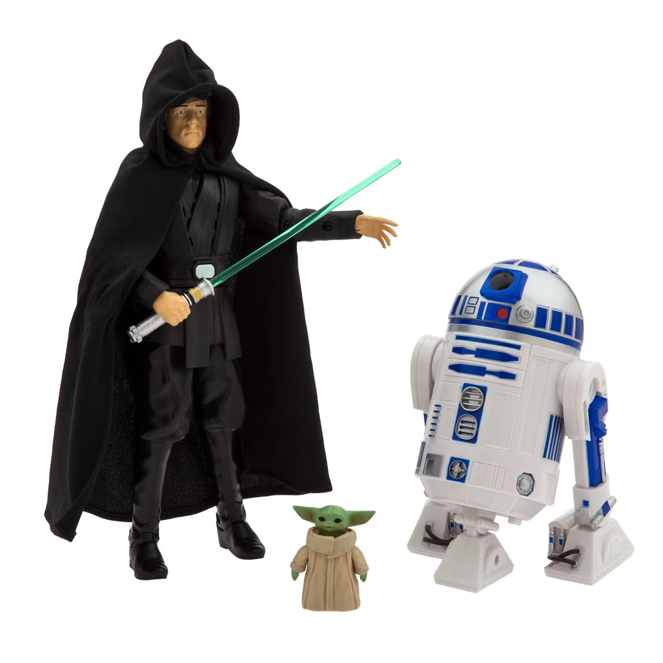 Star Wars Talking Action Figure Luke Skywalker, R2-D2 and Grogu