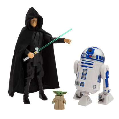 Star Wars Talking Action Figure Luke Skywalker, R2-D2 and Grogu