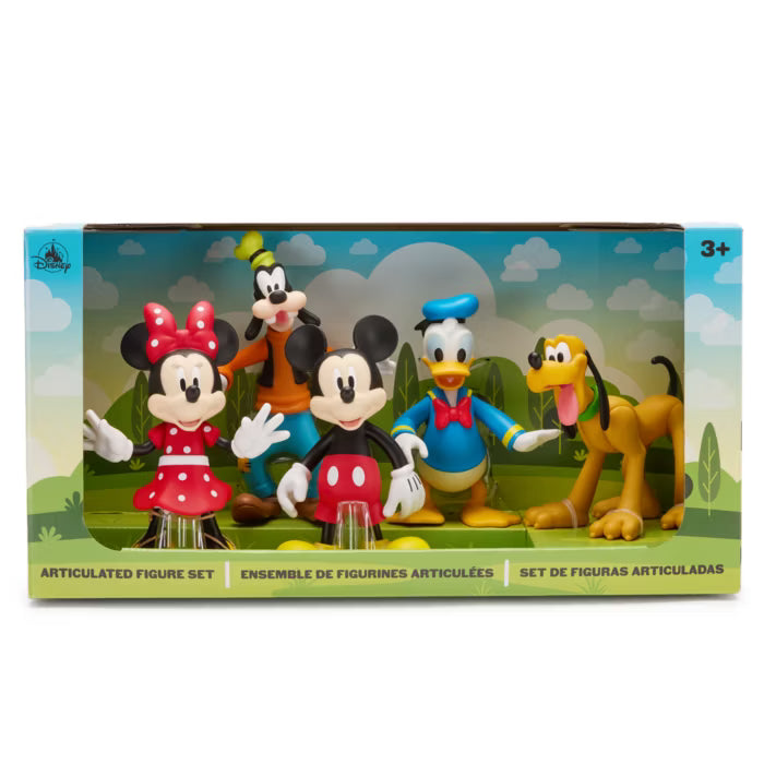 Disney Articulated Figure Set Mickey Mouse and Friends