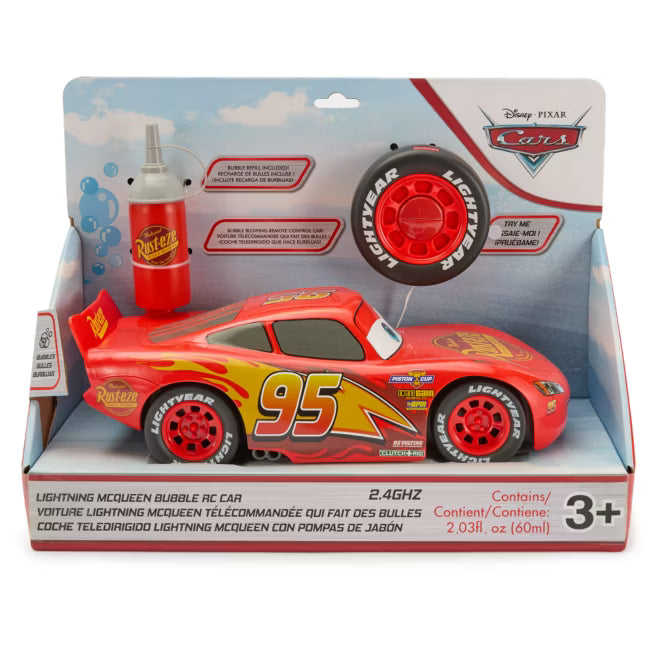 Disney Pixar Cars Lightning MaQueen Bubble Rc Car