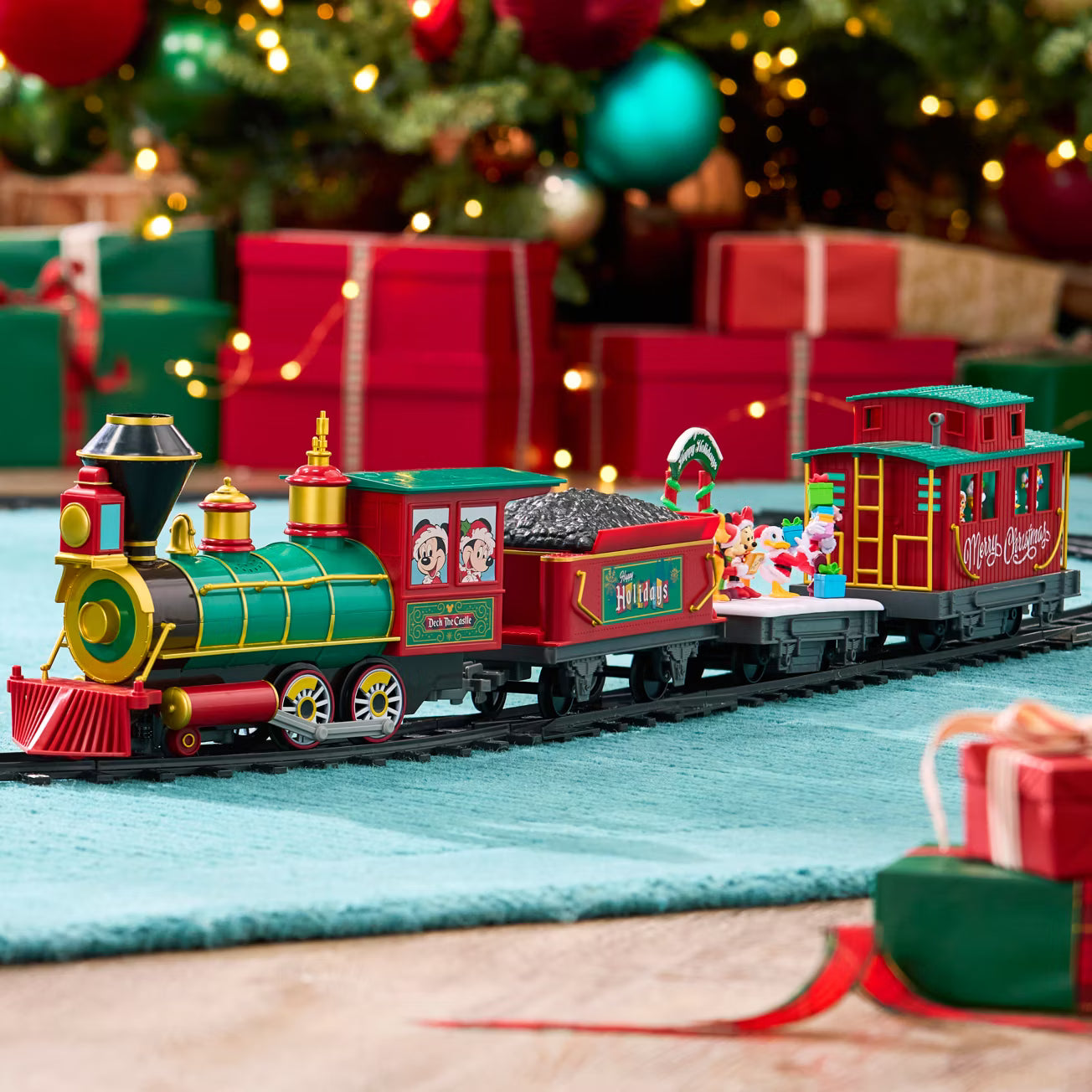 Disney Mickey and Friends Christmas Toy Train Set
