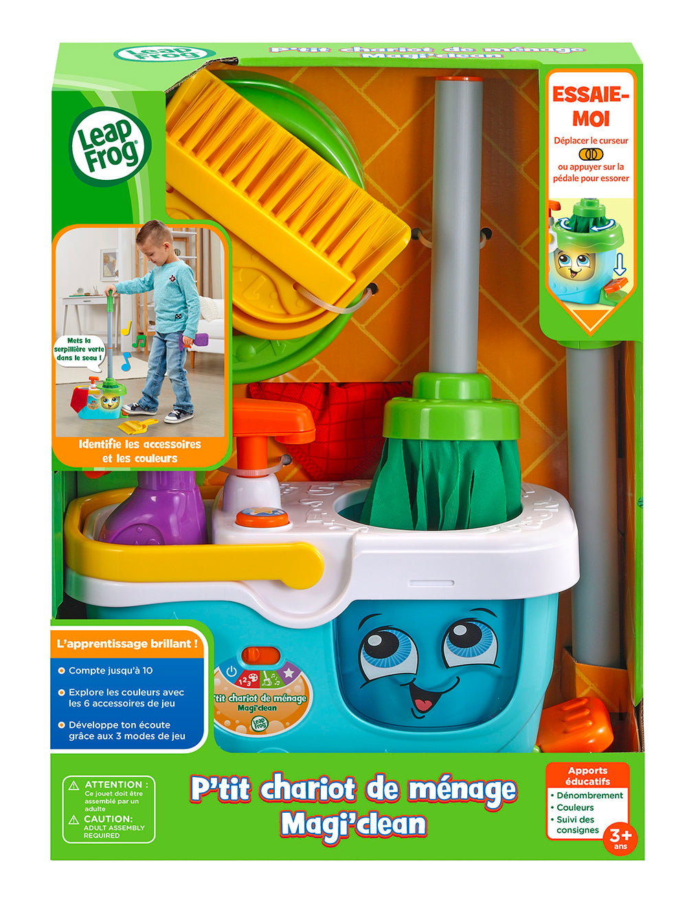 LeapFrog - Clean Sweep Mop & Bucket