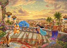 Thomas Kinkade Disney 1000 Puzzle Jasmine Dancing in the Desert Sunset