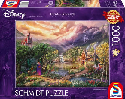 Thomas Kinkade Disney 1000 Puzzle Snow White and the Queen
