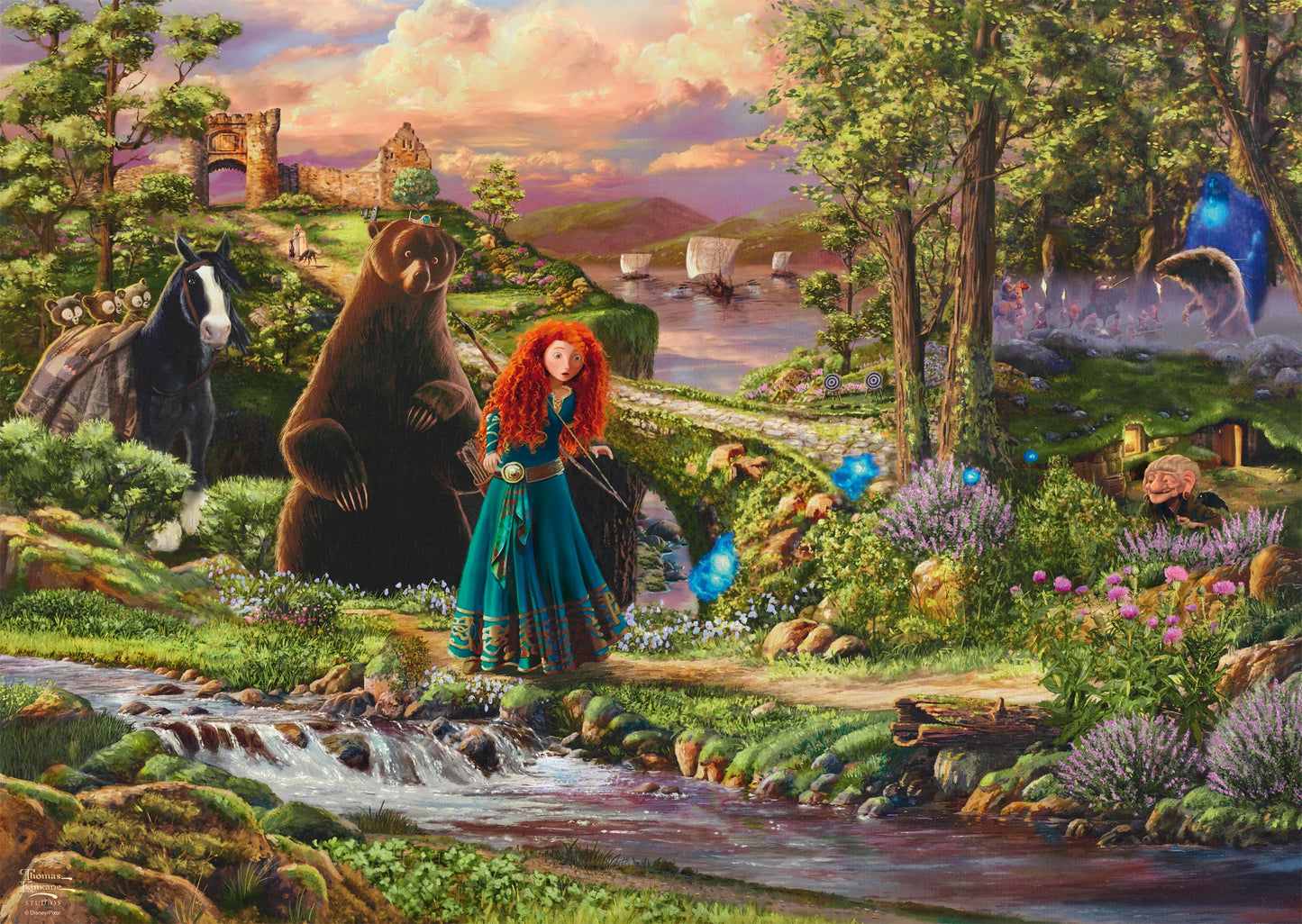 Thomas Kinkade Disney 1000 Puzzle Brave