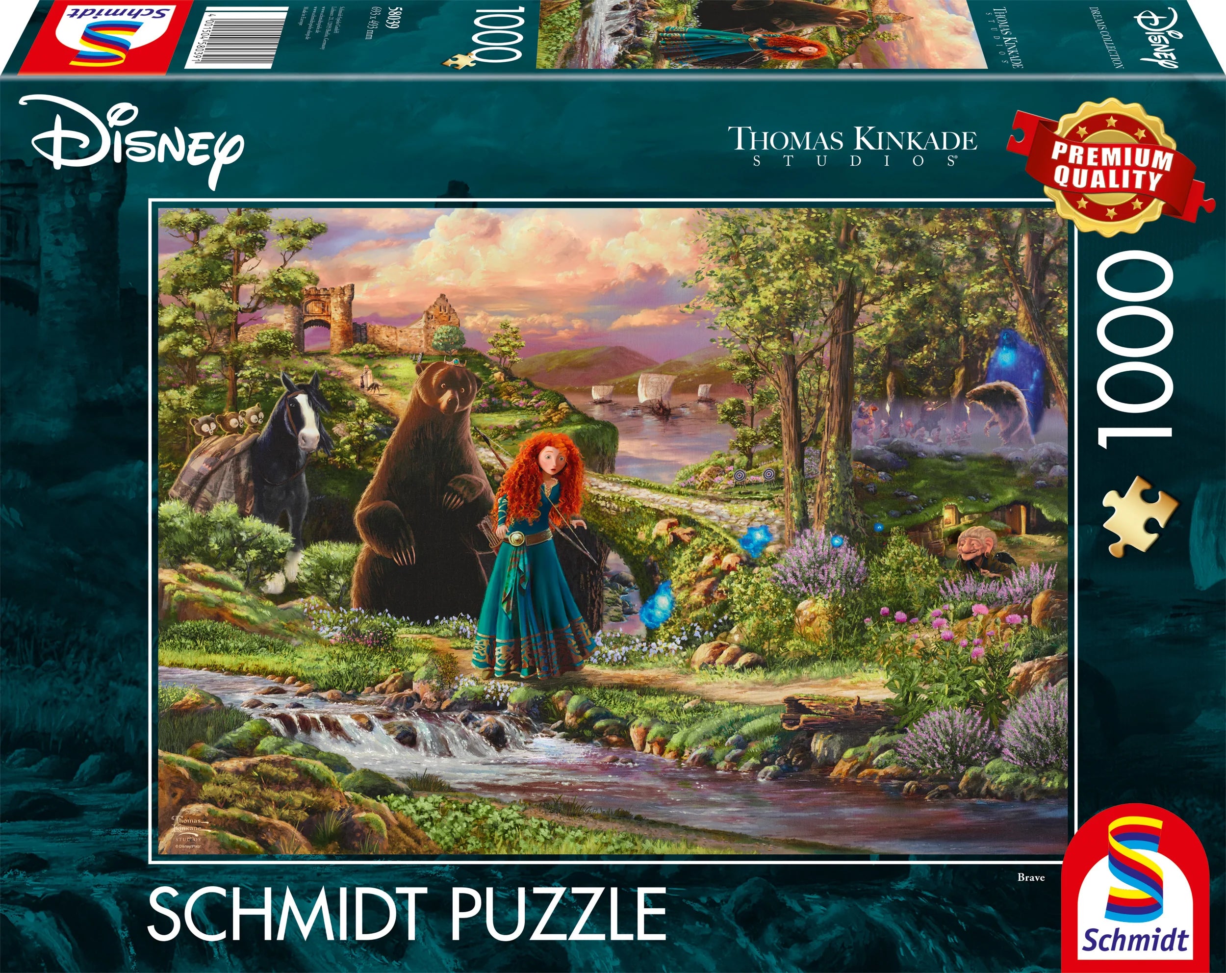 Thomas Kinkade Disney 1000 Puzzle Brave