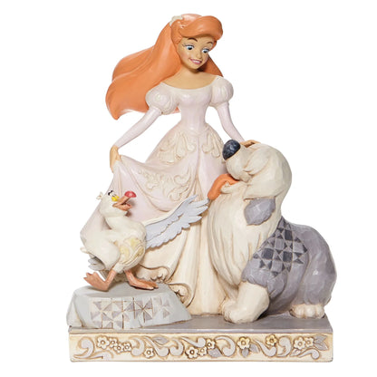 Disney Traditions 6008066 Spirited Siren White Woodland Ariel