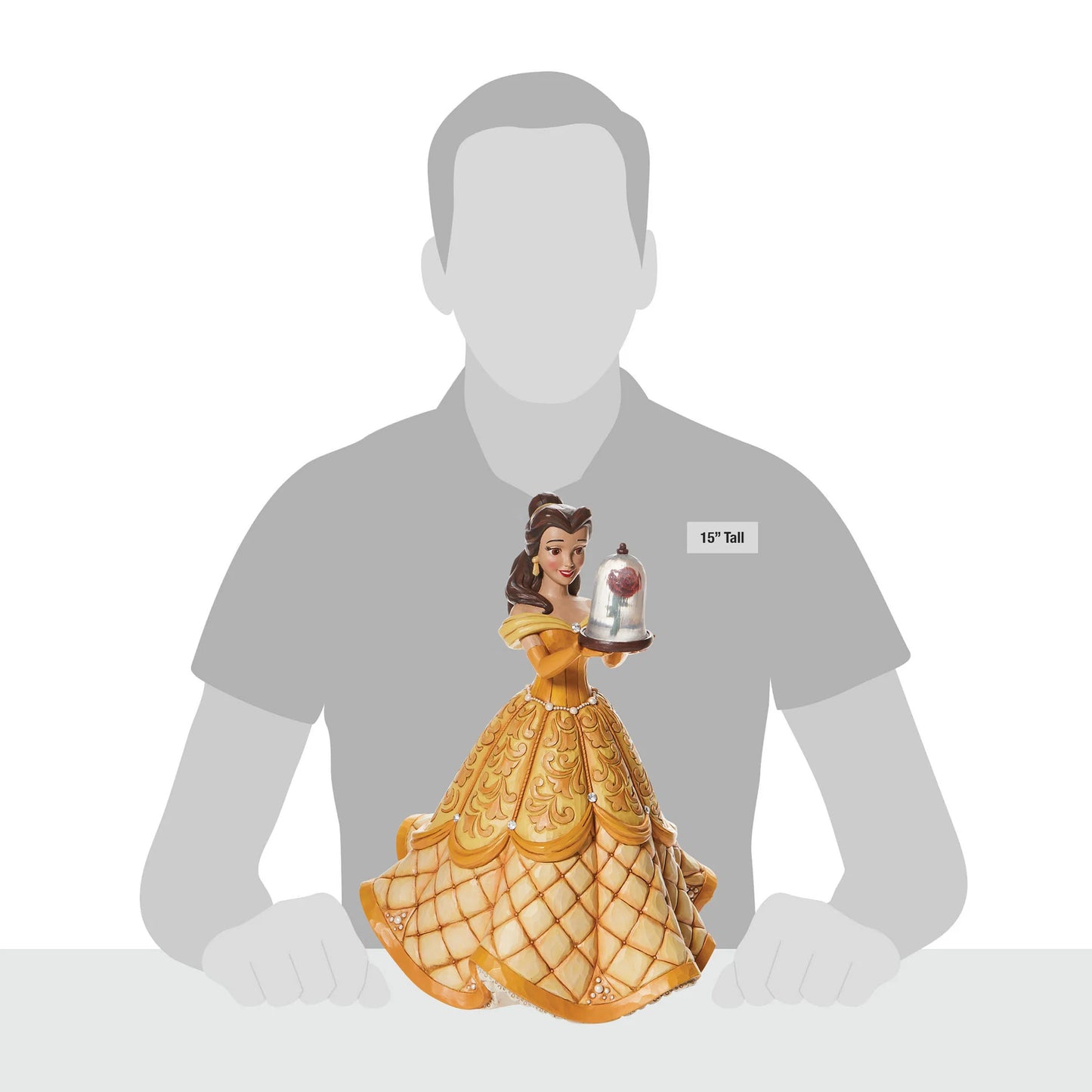 Disney Traditions 6009139 A Rare Rose Belle Deluxe Figurine