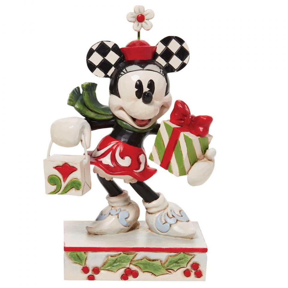 Disney Traditions 6010870 Minnie Stacked Presents