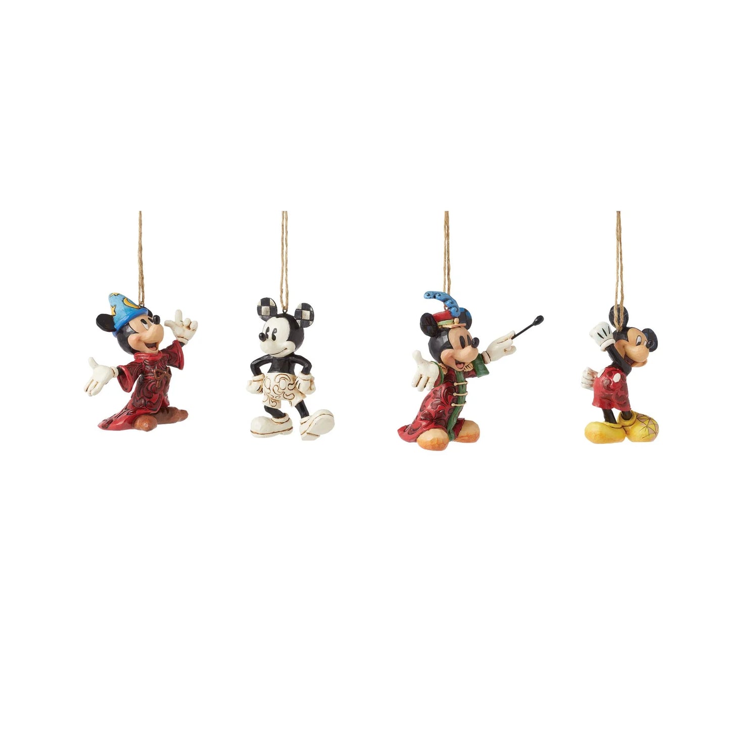 Disney Traditions 6013565 Mickey Mouse Hanging Ornaments Set of 4