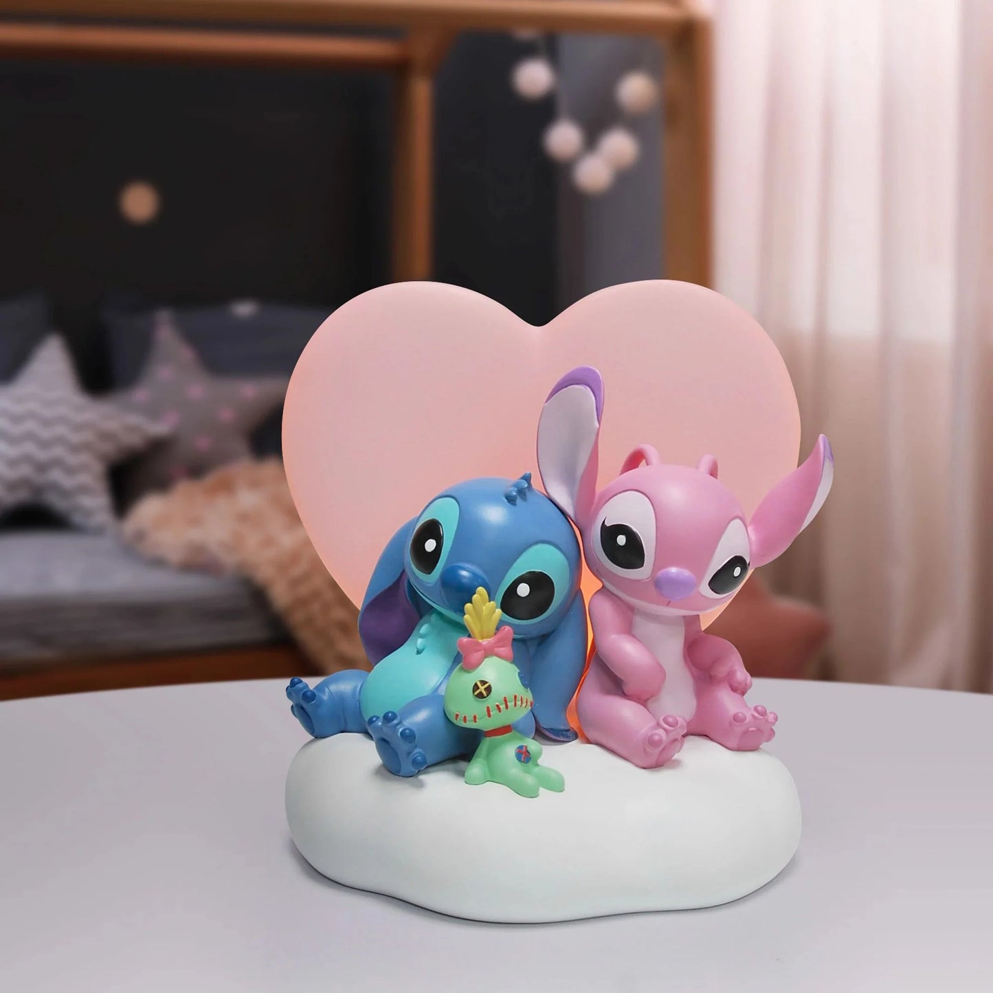 Disney Showcase 6014914 Stitch and Angel Light up