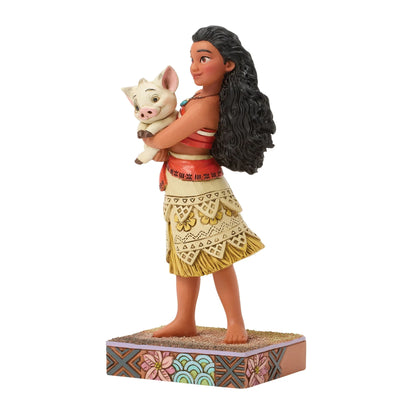 Disney Traditions 6016893 Wayfinder's Best Friend Moana & Pua