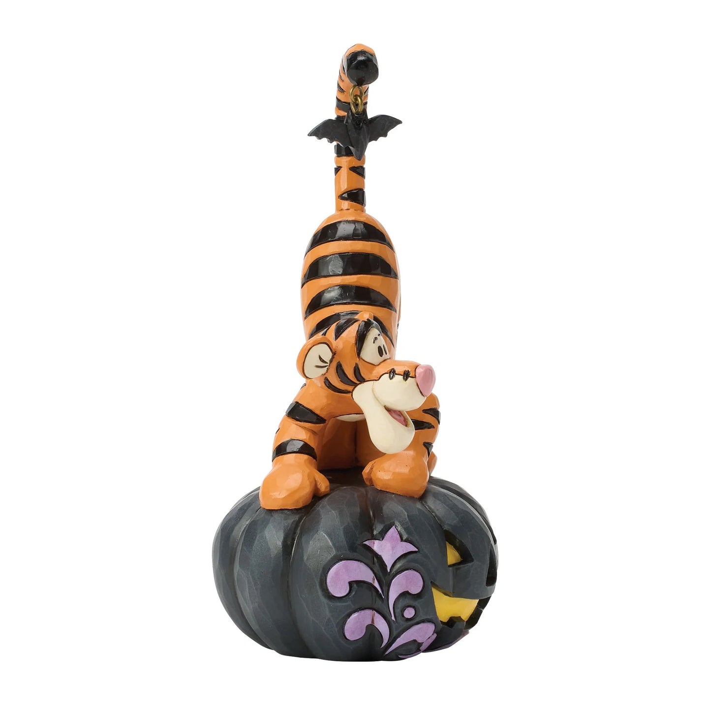 Disney Traditions 6017944 Bat-tastic Fun (Tigger on Jack-O-Lantern Figurine)