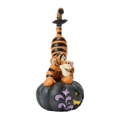 Disney Traditions 6017944 Bat-tastic Fun (Tigger on Jack-O-Lantern Figurine)