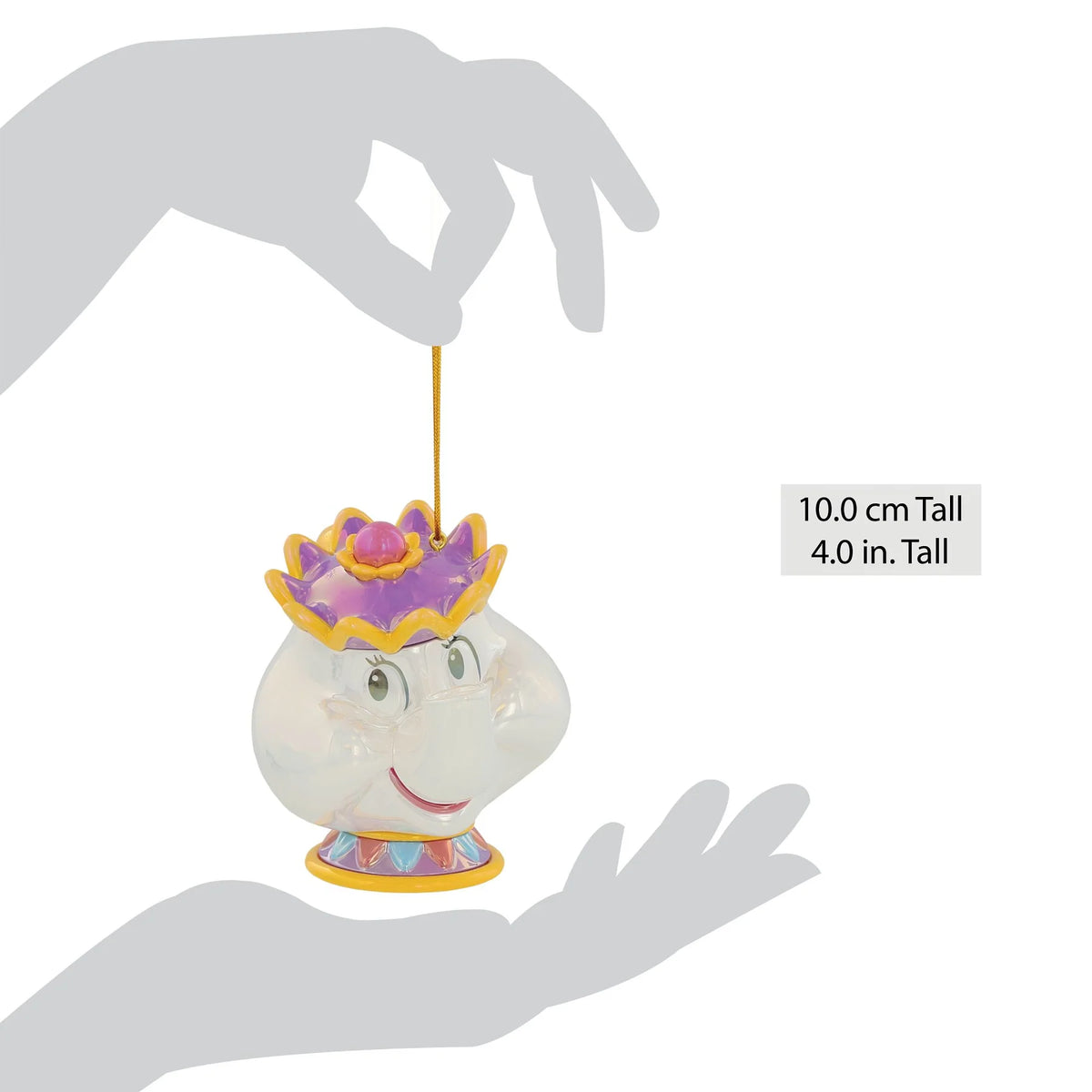Disney Hanging Ornament 6019118 Mrs Potts