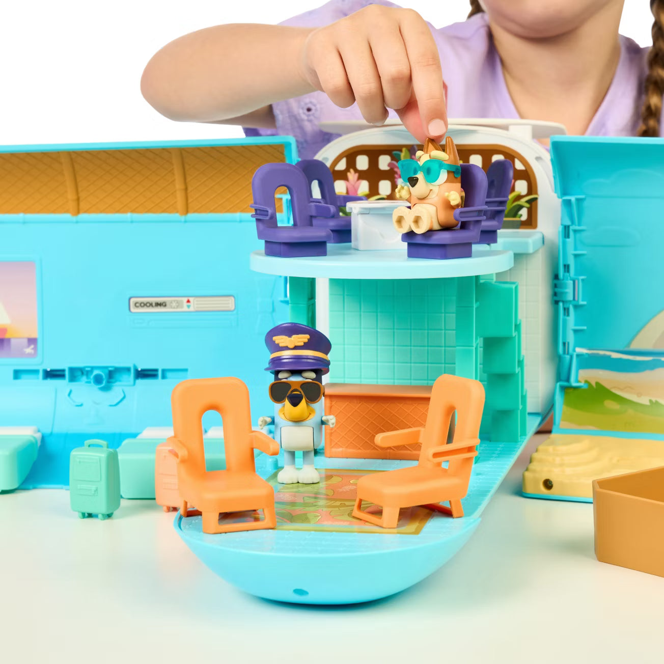 Moose Bluey's 3-in-1 Transforming Plane Playset