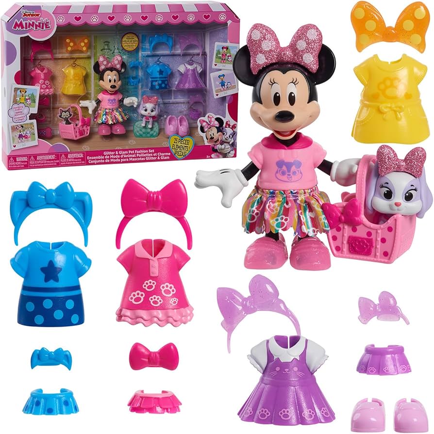 Disney Minnie's - Glitter & Glam Pet Fashion Set