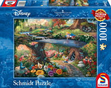 Thomas Kinkade Disney 1000 Puzzle Alice in Wonderland