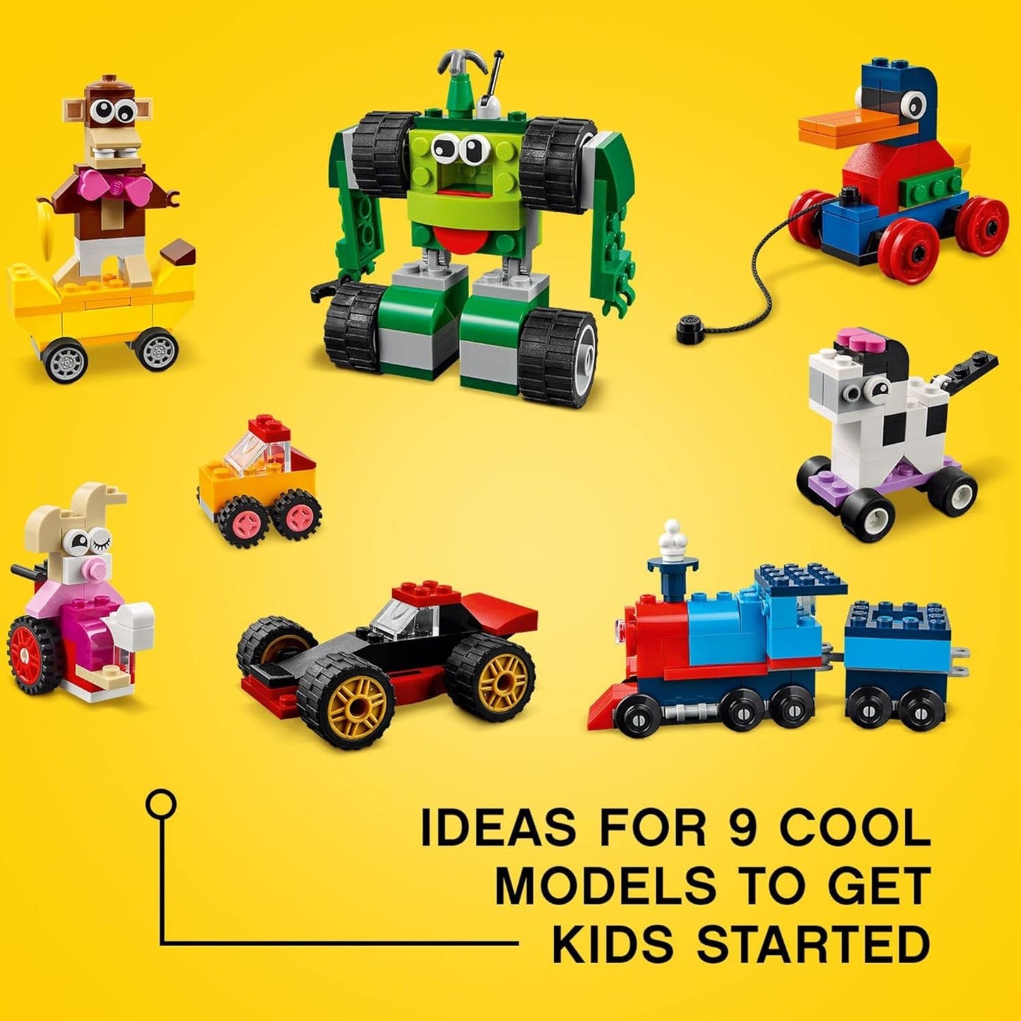 LEGO Classic 11014 Bricks and Wheels
