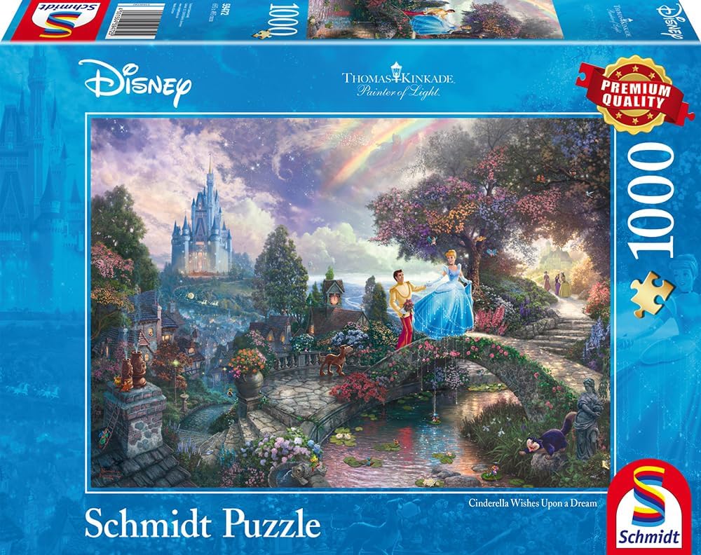 Thomas Kinkade Disney 1000 Puzzle Cinderella