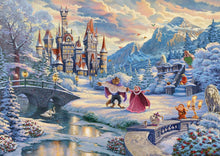 Thomas Kinkade Disney 1000 Puzzle Beauty and the Beast's Winter Enchantment