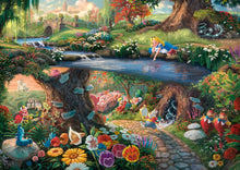 Thomas Kinkade Disney 1000 Puzzle Alice in Wonderland