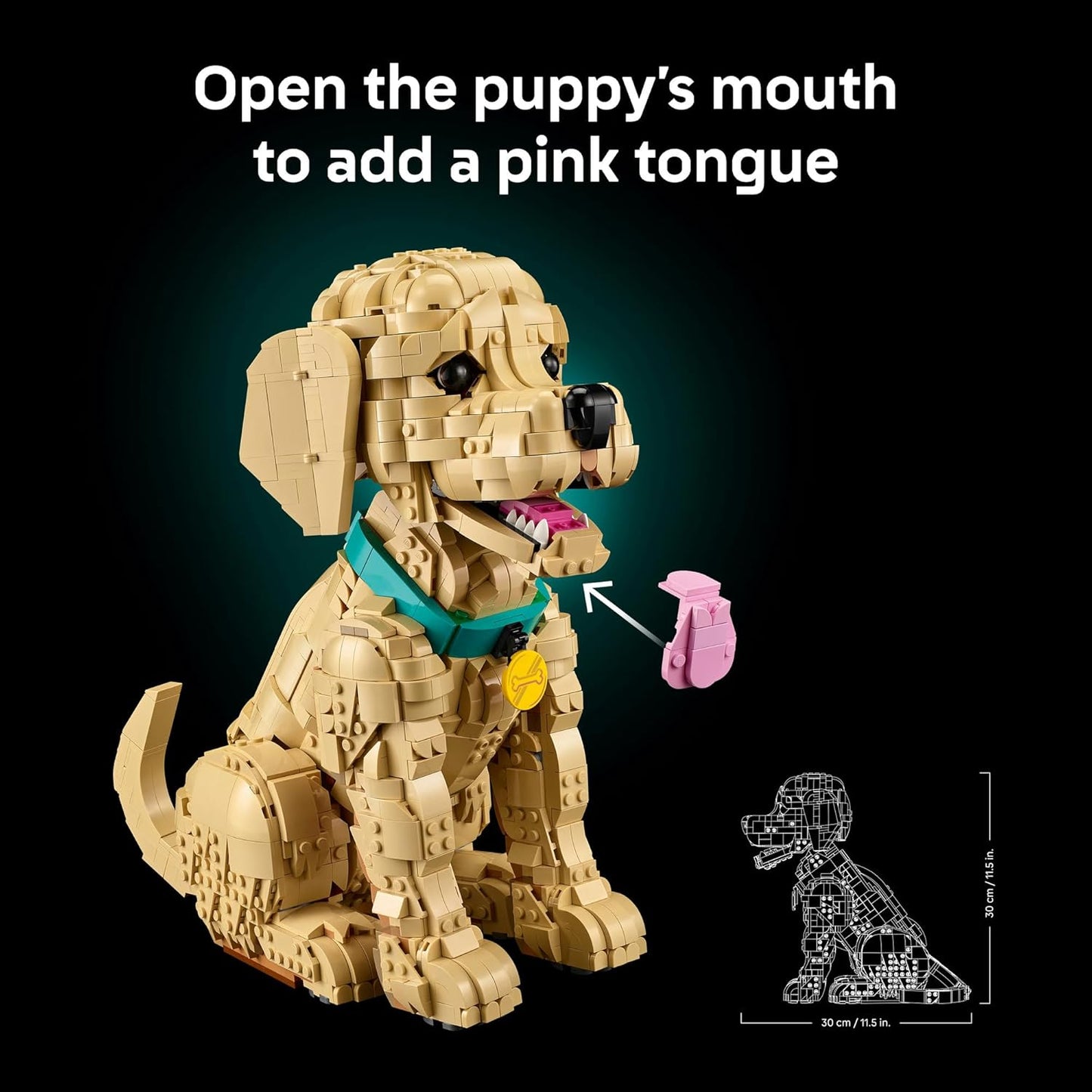 LEGO Iconc 11384 Golden Retriever Puppy