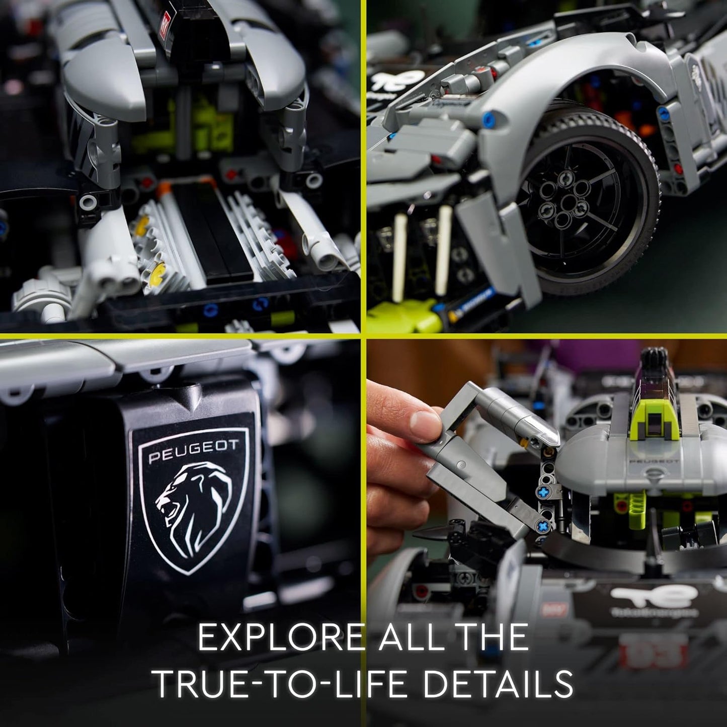 LEGO Technic 42156 Peugeot 9X8 24H Le Mans Hybrid Hypercar