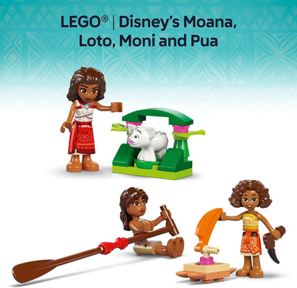 LEGO Disney 43270 Moana's Adventure Canoe