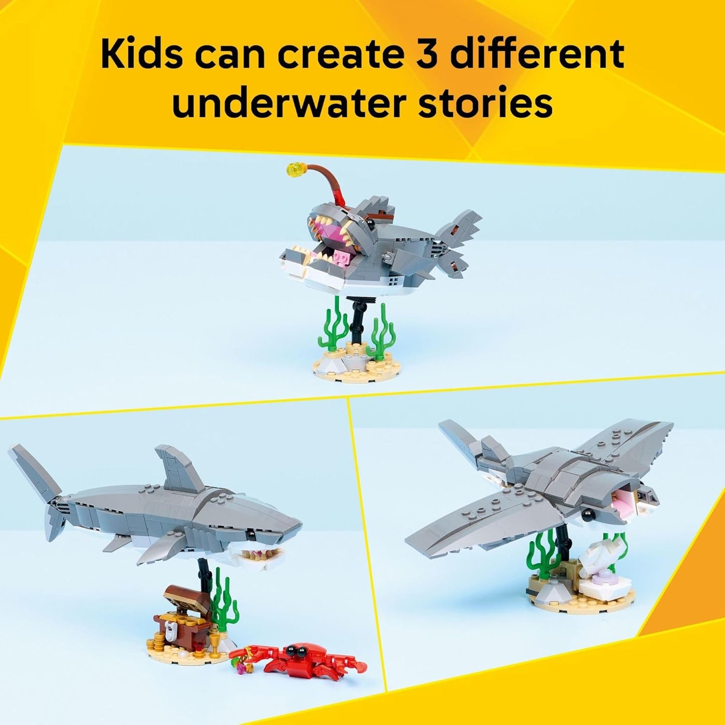 LEGO Creator 31381 Fierce Shark with a Treasure Chest