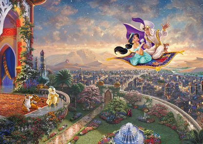 Thomas Kinkade Disney 1000 Puzzle Aladdin