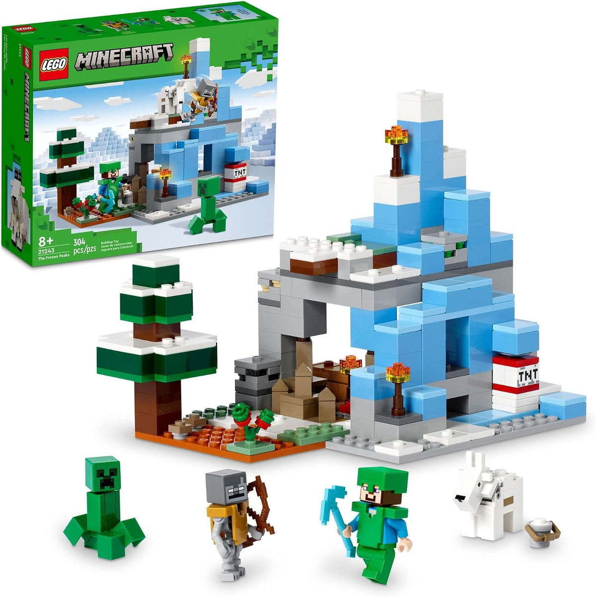 LEGO Minecraft 21243 The Frozen Peaks