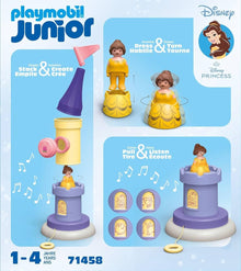 Playmobil 1.2.3 Disney 71458 Belle's Play Tower with Sound
