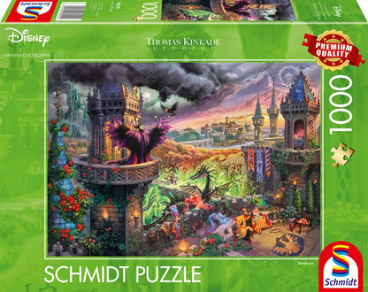 Thomas Kinkade Disney 1000 Puzzle Maleficent