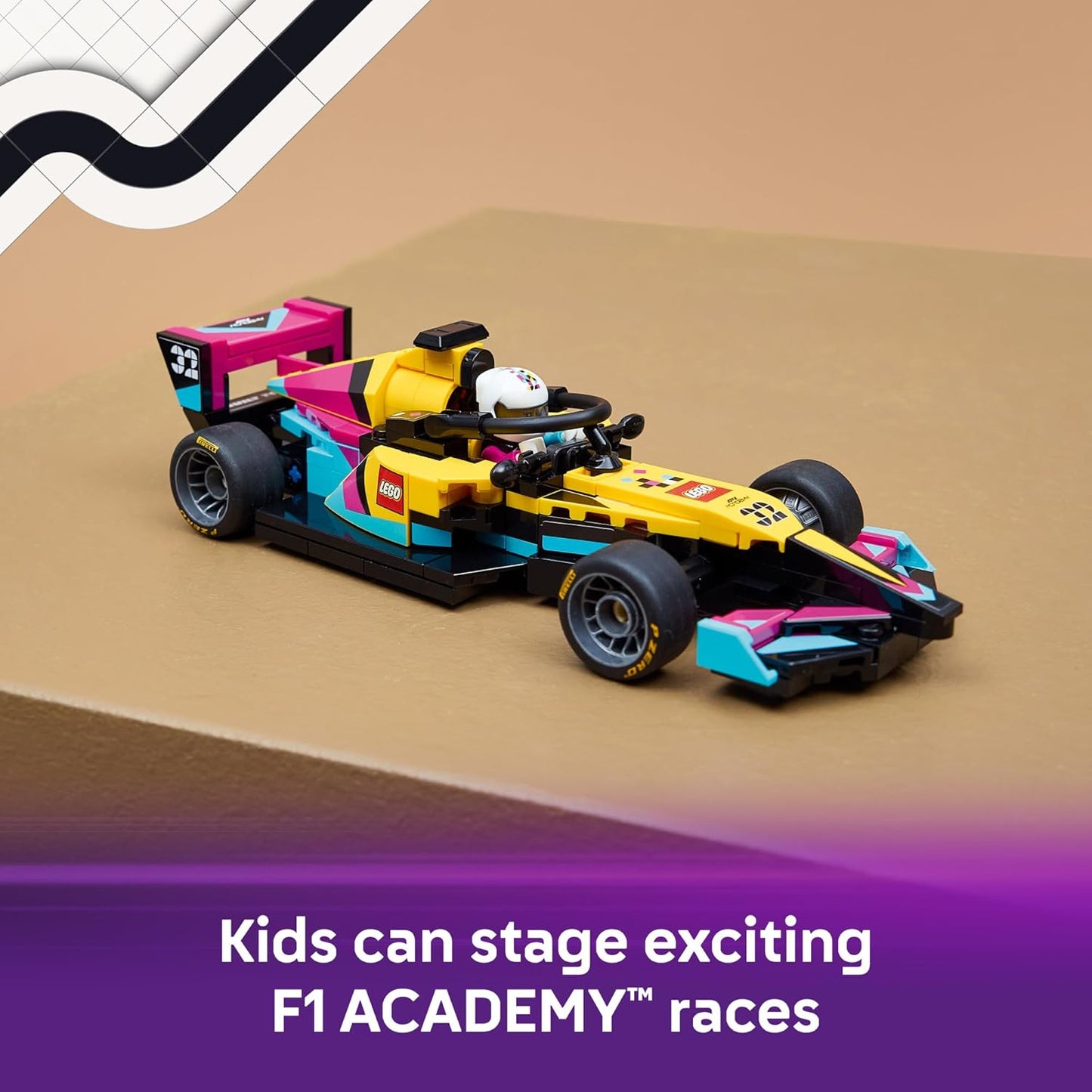 LEGO Speed Champions 77258 F1 ACADEMY™ LEGO® Race Car