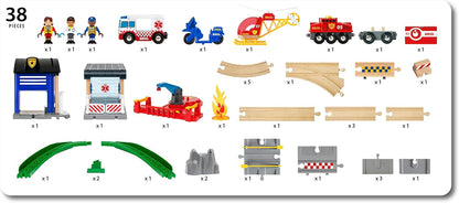 Brio World 36025 Rescue Team Train Set