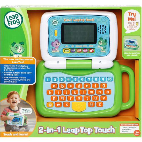 LeapFrog - 2-in-1 Leaptop Touch Green