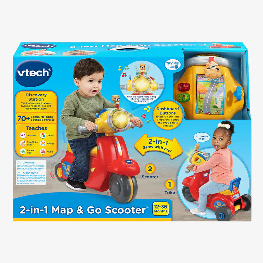 VTech - 3-In-1 Ride with Me Motorbike