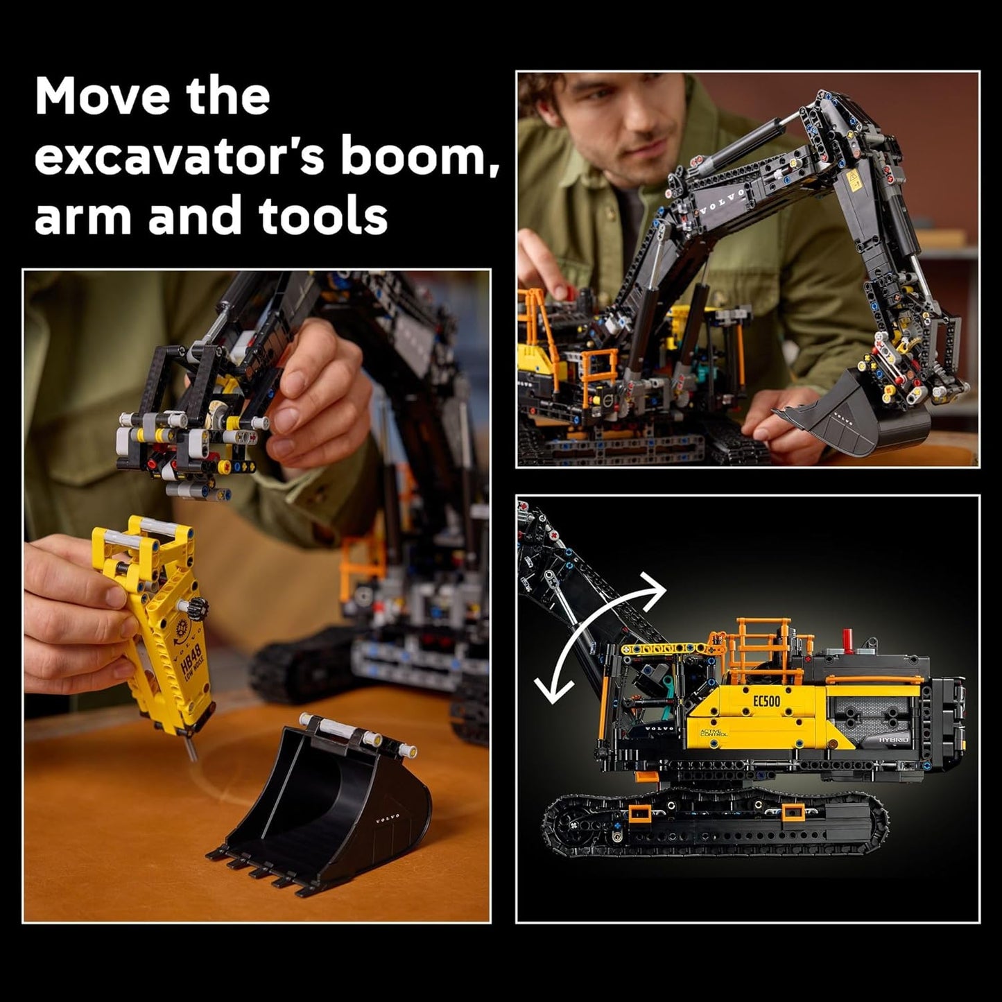 Lego Technic 42215 Volvo EC500 Hybrid Excavator