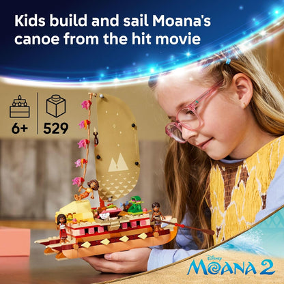 LEGO Disney 43270 Moana's Adventure Canoe