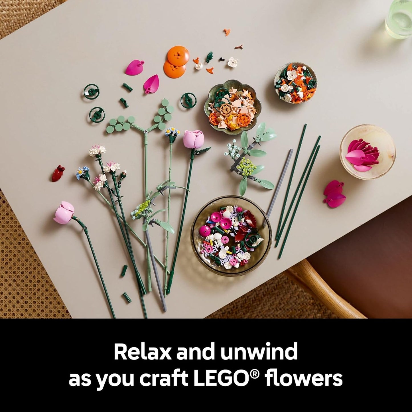 LEGO The Botanical Collection 10342 Pretty Pink Flower Bouquet