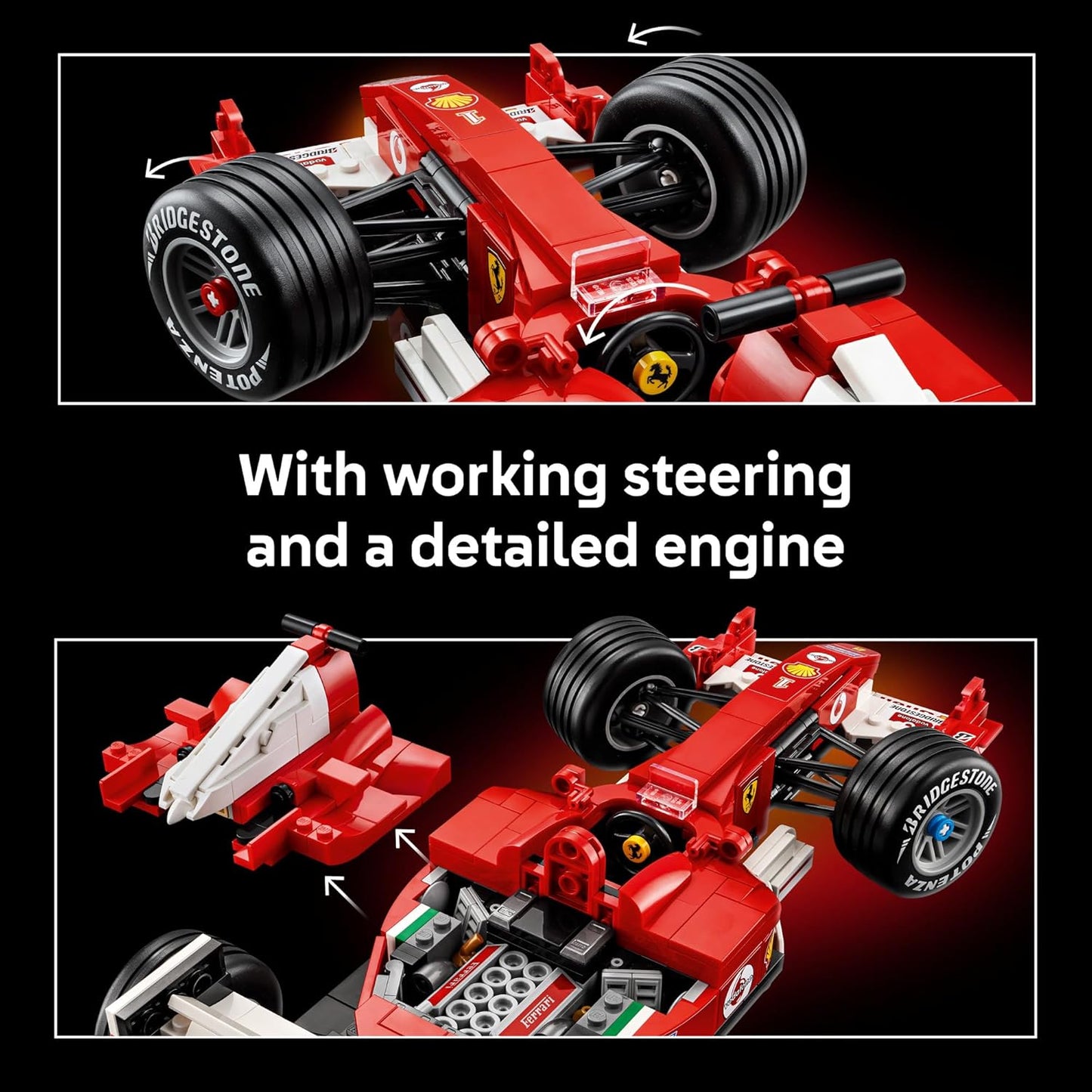 LEGO Icons 11375 Ferrari F2004 & Michael Schumacher