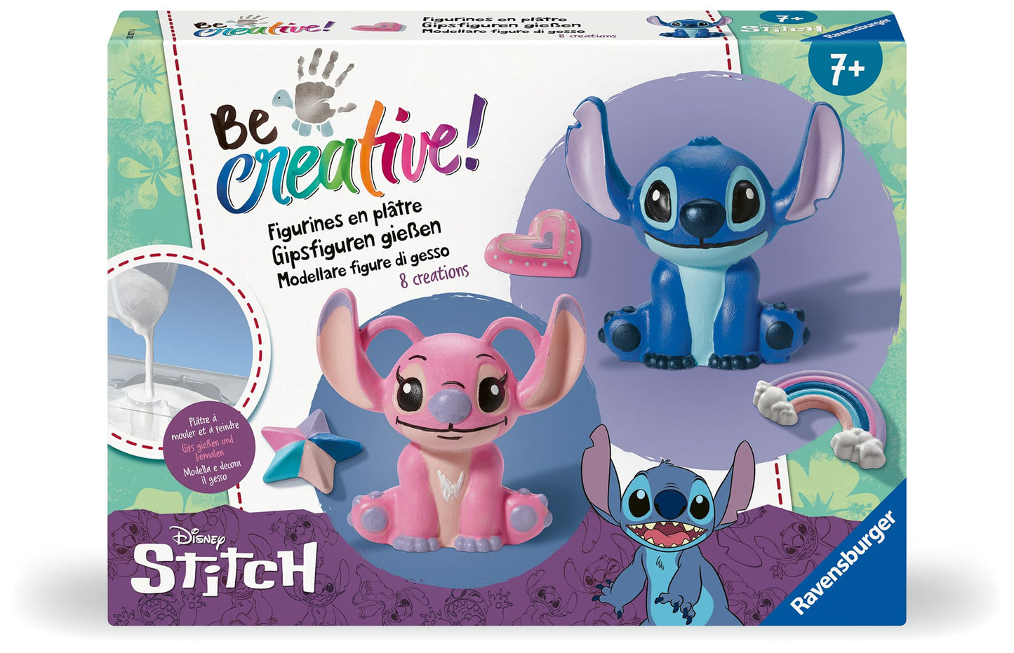 Be Creative Plaster Casting Craft Kit Stitch