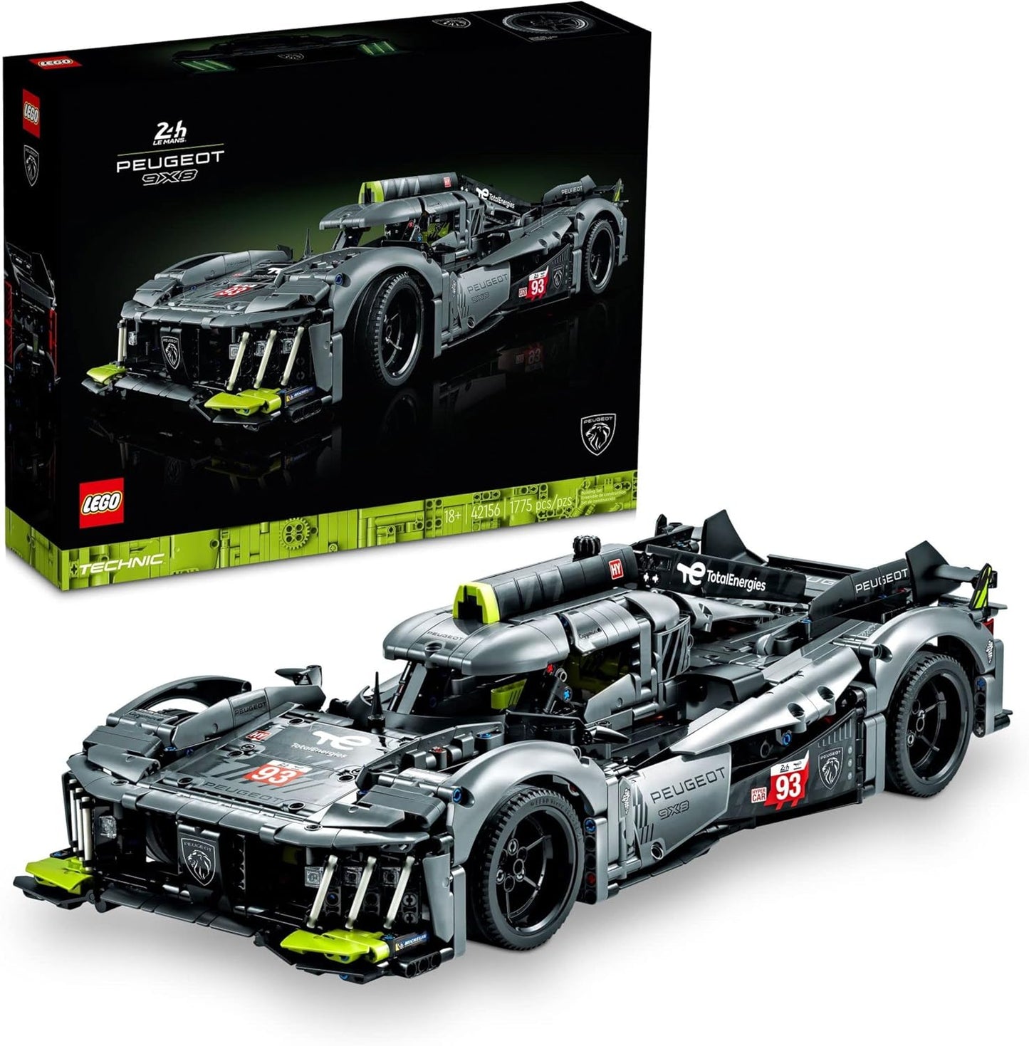 LEGO Technic 42156 Peugeot 9X8 24H Le Mans Hybrid Hypercar
