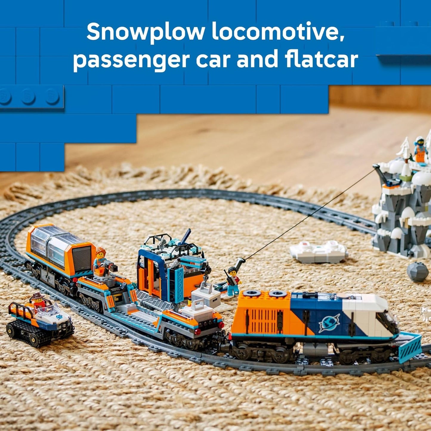 LEGO City 60470 Explorers Arctic Polar Express Train